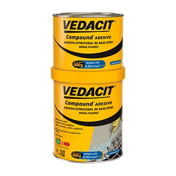 Adesivo Compound Fluido A+B 1Kg Vedacit