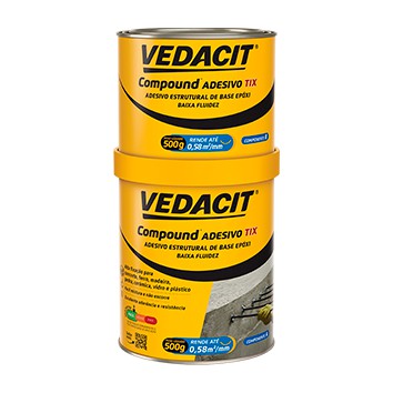 Adesivo Compound Tix 1Kg Vedacit