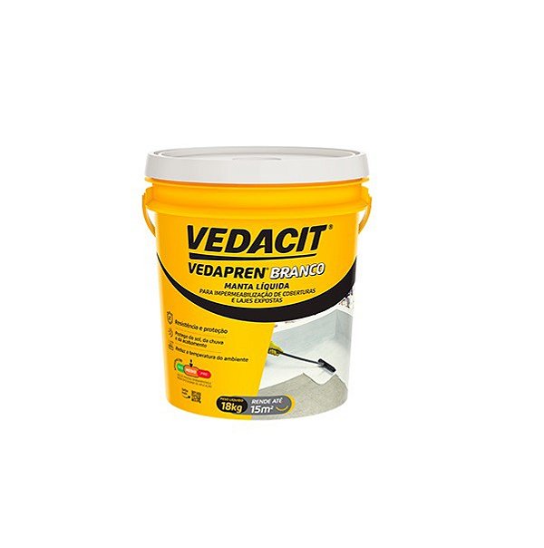 Vedapren 18Kg Branco Vedacit