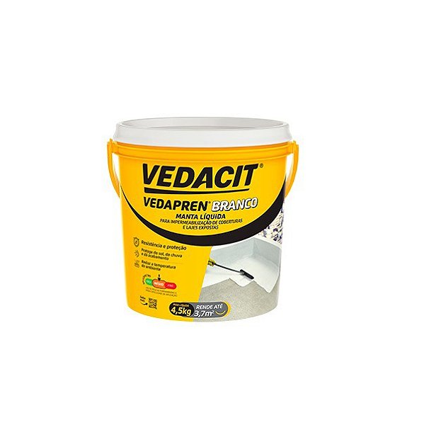 Vedapren 4,5Kg Branco Vedacit