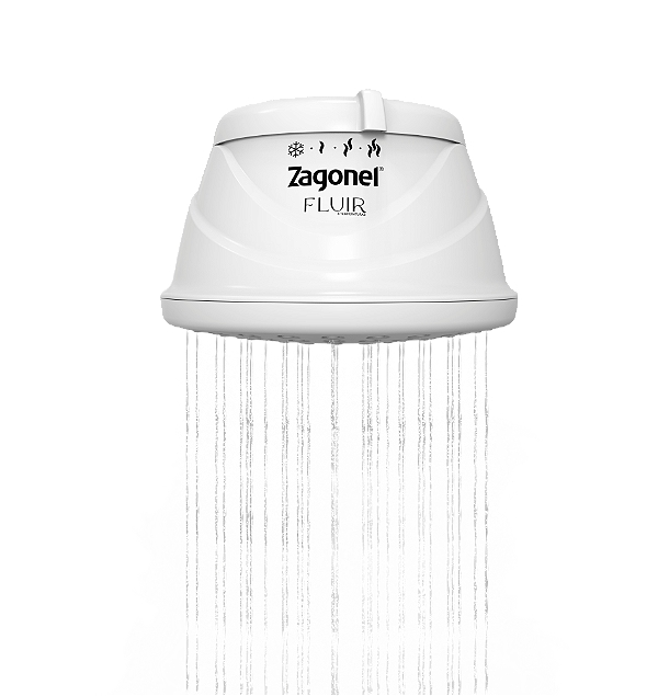 Ducha Fluir Branco 4T 220V 6800W Zagonel