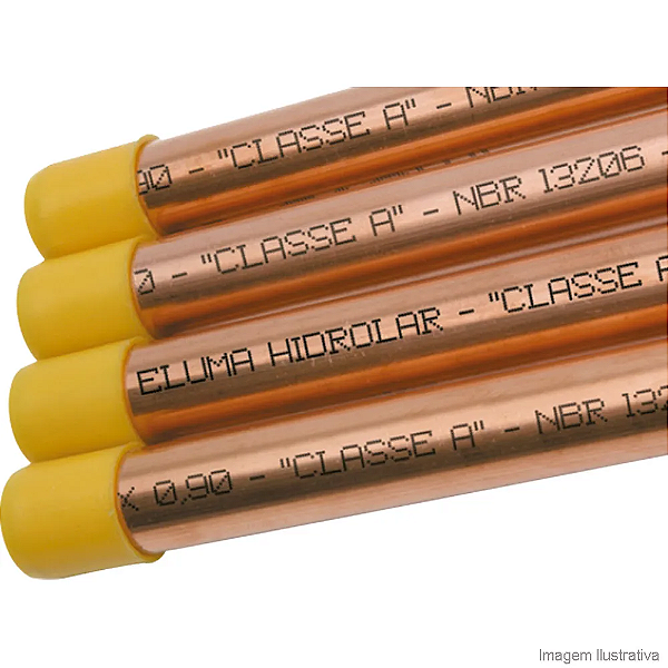 Tubo de Cobre Classe A 2,5m 28mm Eluma