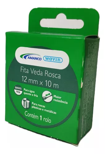 Fita Veda Rosca 12mmx10m Amanco