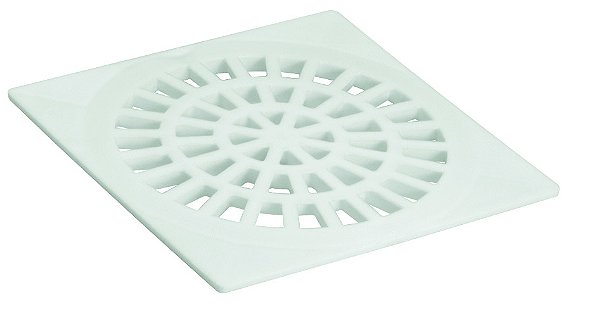 Grelha Quadrada 10Cm Branco N20 Amanco