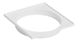 Porta Grelha Quadrada 10cm Cinza Amanco