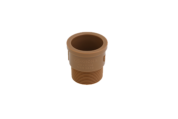 Adaptador Curto 50X1.1/2 Marrom Krona