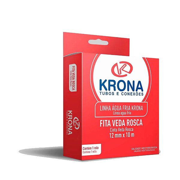 Fita Veda Rosca 12mmx10m Krona