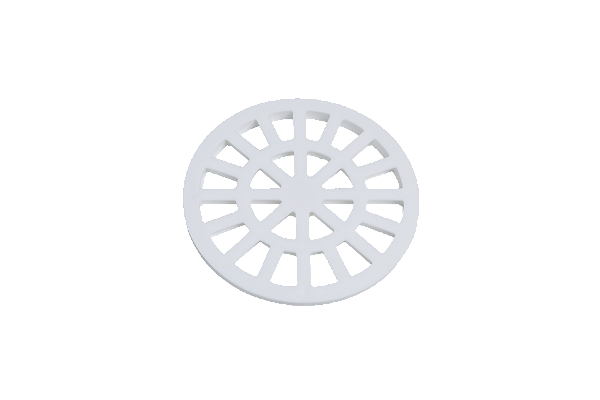 Grelha Redonda 10 cm Branco N54 Krona