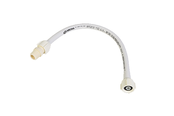 Ligação Flexivel Pvc 100 cm Branco Krona