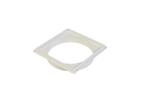 Porta Grelha Quadrada 10 cm Branco N58 Krona