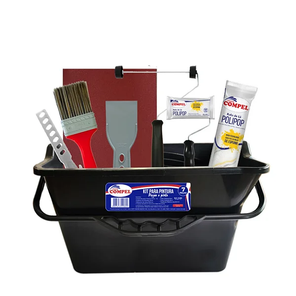 Conjunto Pintura 7 Pecas 969 Pegue E Pinte Compel