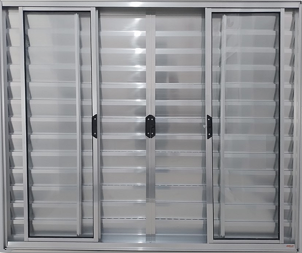 Veneziana Alumínio 6 Folhas 100X120cm Eco Brilho Janellot