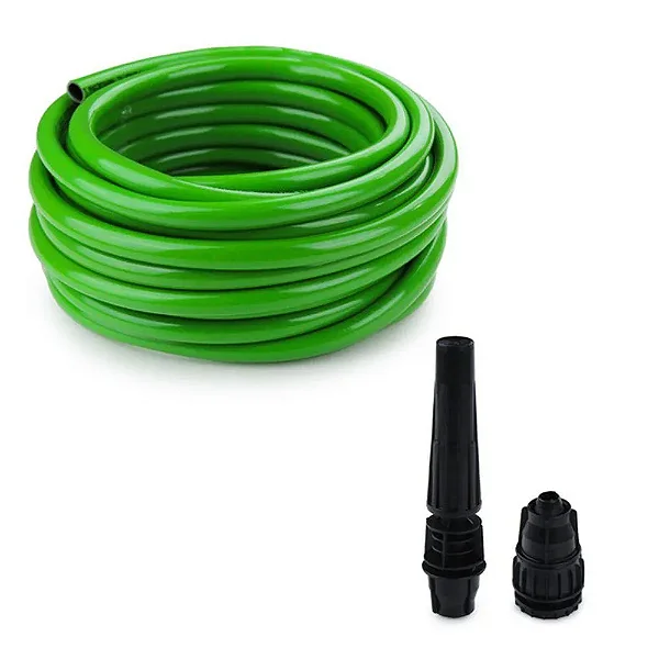 Mangueira De Jardim Pvc 10m lisa Engate Verde Famastil