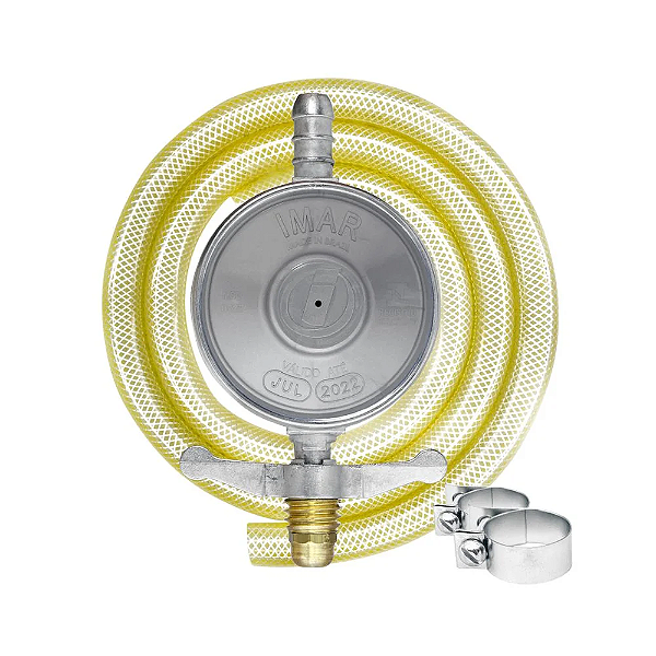 Regulador De Gás 1Kg Com Mangueira Plástica 1,25m Imar