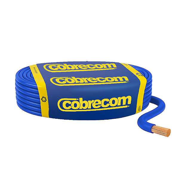 Cabo Flexicom 4.0mm Azul 15mt Cobrecom
