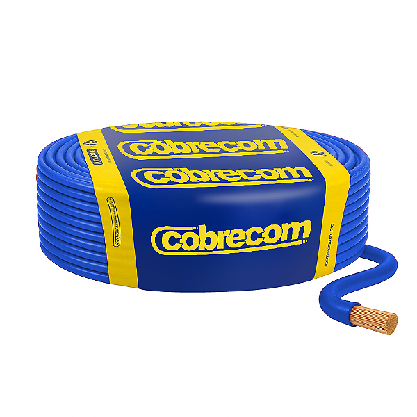 Cabo Flexicom 6.0mm Azul 50mt Cobrecom
