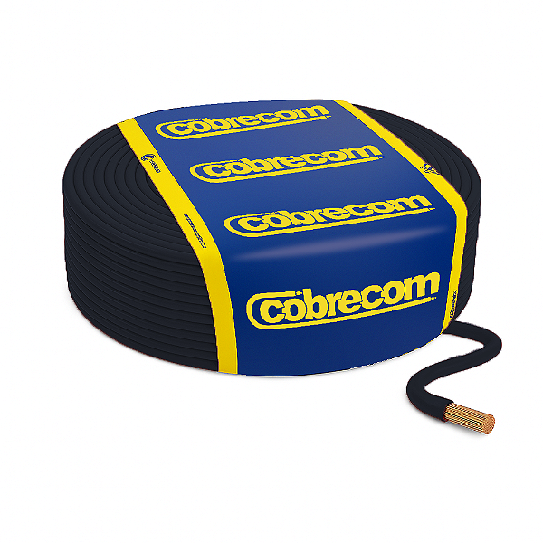 Cabo Flexicom 6.0mm Preto 100mt Cobrecom