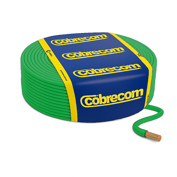 Cabo Flexicom 6.0mm Verde 100mt Cobrecom