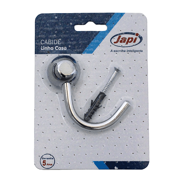 Cabide Simples Casa Cromado Japi