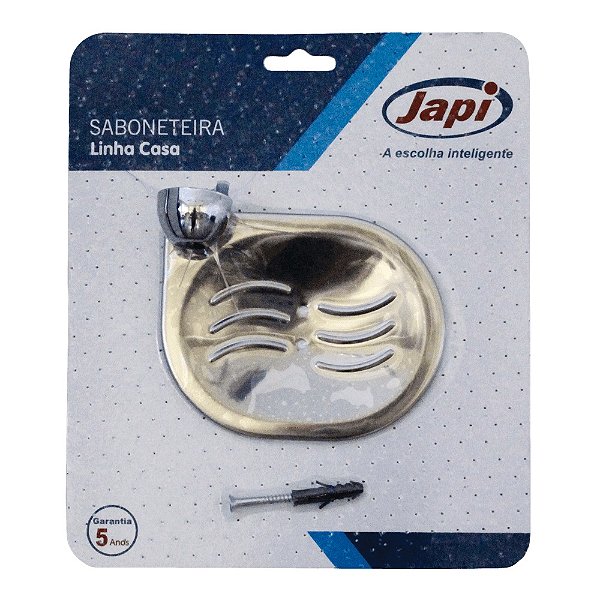 Saboneteira Casa Cromado Japi