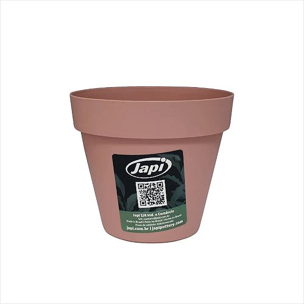 Vaso Plastico Unique Rosa N12 Japi