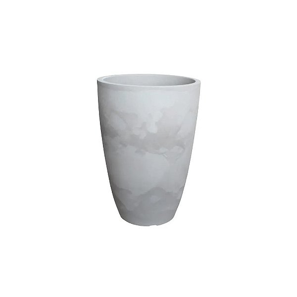 Vaso Plastico Liso 30 Conico Cimento Queimado Japi