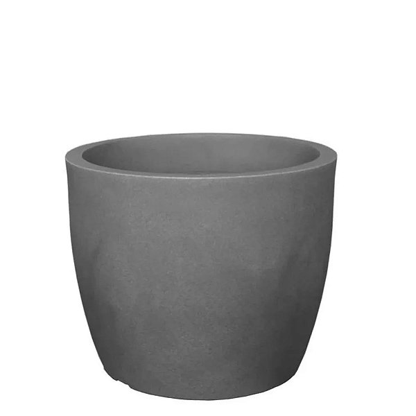 Vaso Plastico Liso 33 Redondo Preto Japi