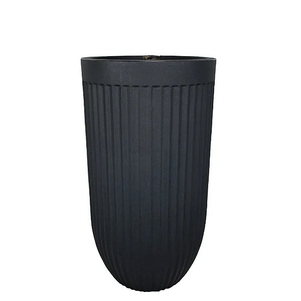 Vaso Plastico Atenas Cilindrico 33 Chumbo Japi