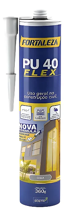Silicone Pu 40 Flex 360G Cinza Fortaleza
