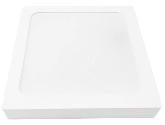 Painel Plafon Controled Sensor De Presença Quadrado 18W 6500K Branco Sobrepor Ourolux