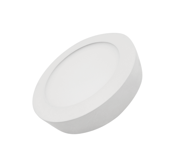 Painel Plafon Led Sobrepor Redondo 12W Branco 6500K Ourolux