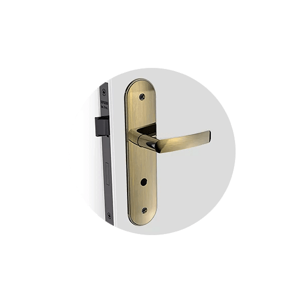 Fechadura Pali Espelho 43 Antique Bass Banheiro (B40Xe53) Soprano