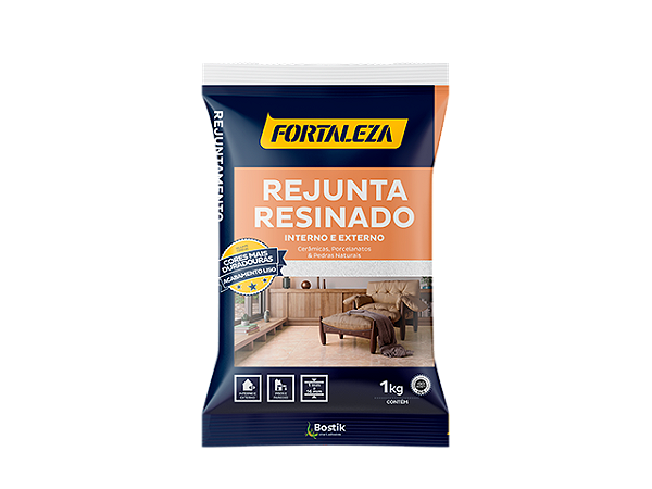 Rejunte 1Kg Porcelanato Cinza Fortaleza