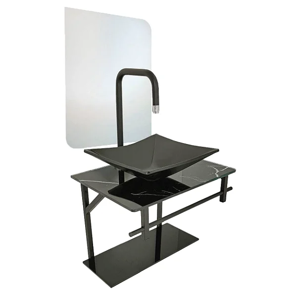 Toucador Kit Rubi 48 Preto Dulluc