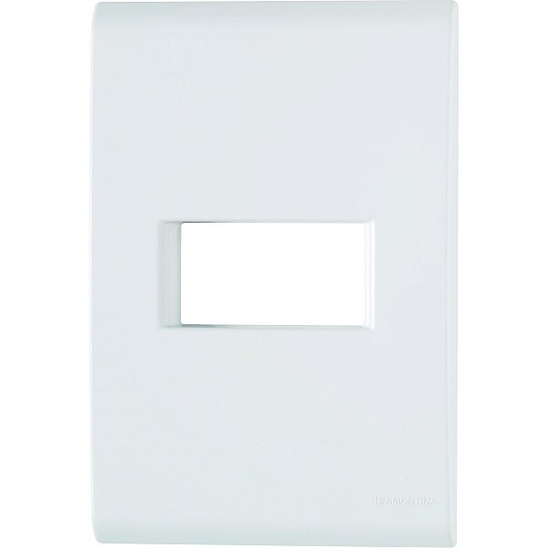 Placa Liz Branco 4X2 1P Horizontal Tramontina
