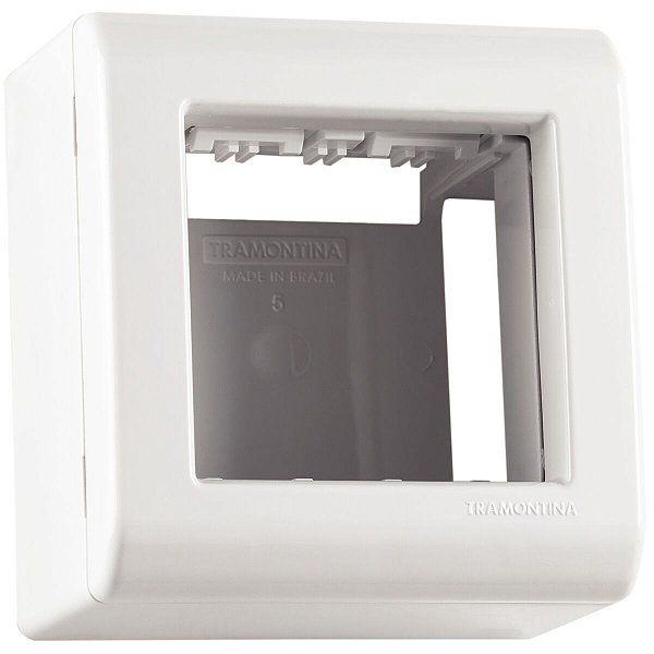 Caixa Liz Flex Branco De Sobrepor 2P Tramontina