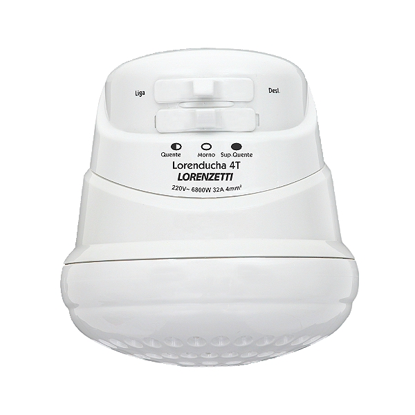 Ducha Lorenducha Branco 4 Temperaturas 6800W 7531103 Lorenzetti