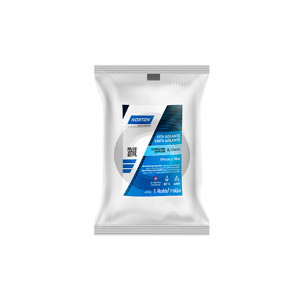 Fita Isolante 19mmx10m Preto Norton