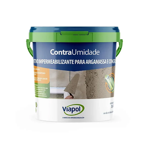 Contra Umidade Aditivo Impermeabilizante 3,6L Viapol