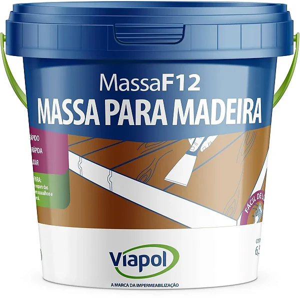 Massa F12 6,50Kg Branco Viapol