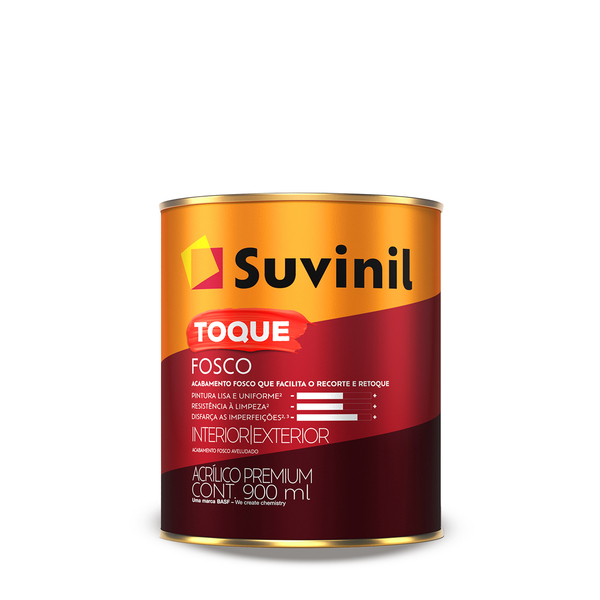 Tinta Acrilica Toque Fosco 0.9L Branco Neve Suvinil