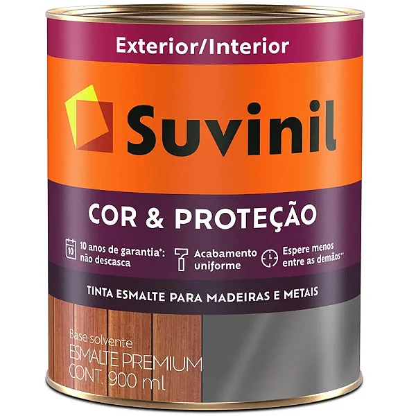 Esmalte Brilhante Sintetico Cor & Proteção Gelo 0.9L Suvinil