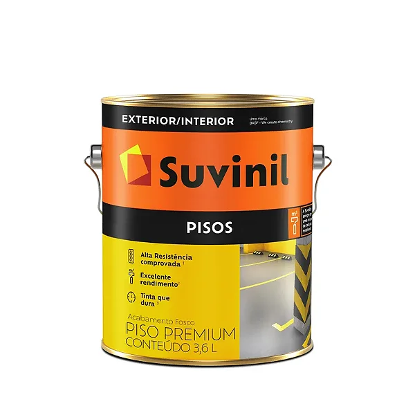 Tinta Pisos 3.6L Cinza Escuro Suvinil