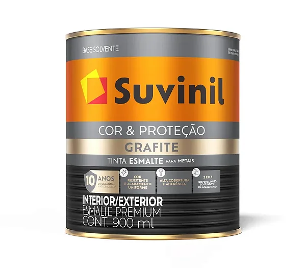 Esmalte Cor & Proteção Grafite Cinza Claro 0.9L Suvinil