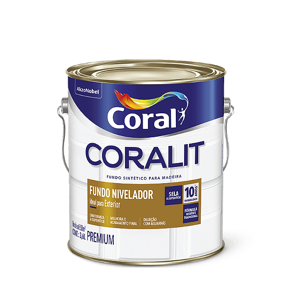 Fundo Nivelador Coralit 3.6L Branco Coral