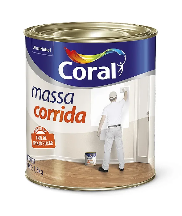 Massa Corrida 0.9L Coral