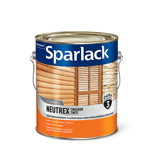 Verniz Tingidor Neutrex 0.9L Castanho Averm Sparlack