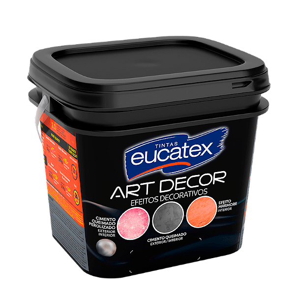 Cimento Queimado 3.7Kg Balde Perolizado Diamante Negro Eucatex