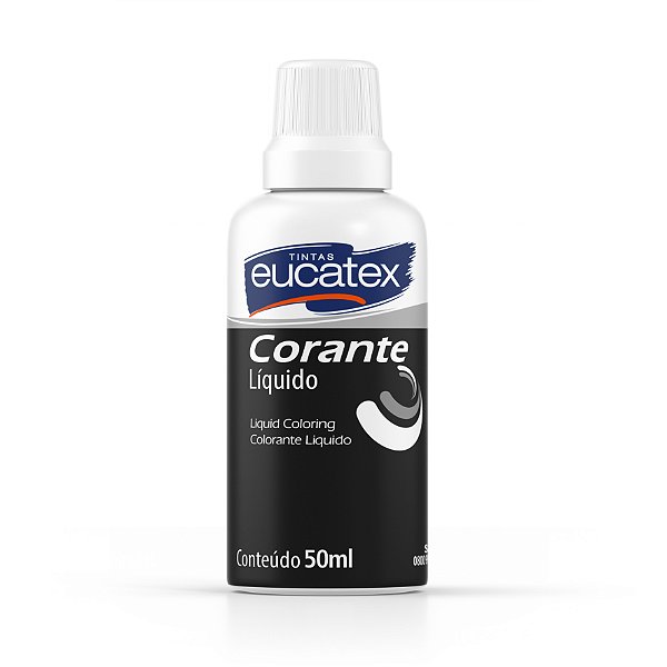 Corante Preto 50Ml Eucatex