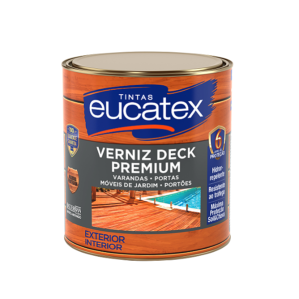 Verniz 0.9L Natural Eucatol Deck Eucatex